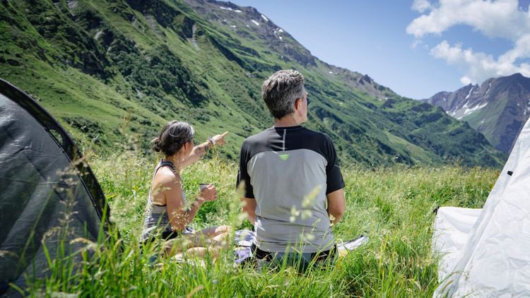 Refuges avec emplacement tente